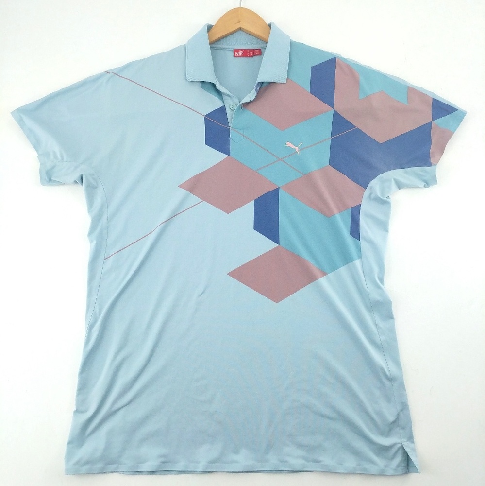 Puma | Golf Sport Polo Geometric Iridescent Shirt